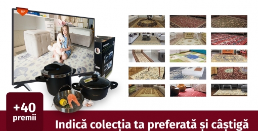 Concurs: Indică colecția ta preferată de la Floare-Carpet și câștigă zeci de premii gratuit!