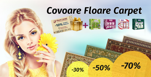 Primăvara vine cu cadouri generoase de la Floare Carpet și Super Reduceri de Sărbători!