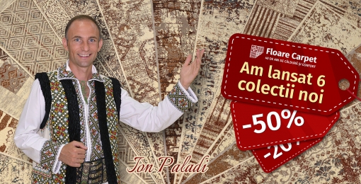 Nu se pun hotare… la Covoarele Floare... Am lansat 6 colecții noi împreună cu Ion Paladi